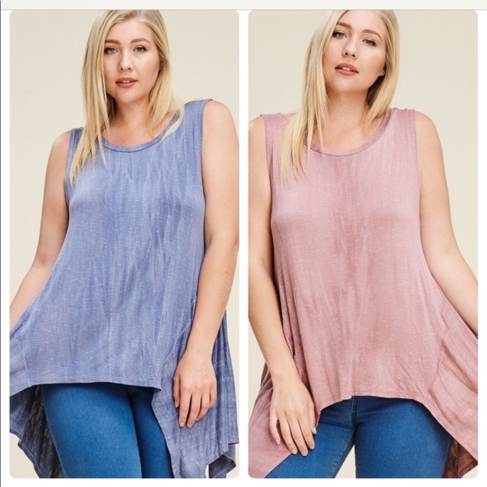 Selena handkerchief tunic - Plus Size